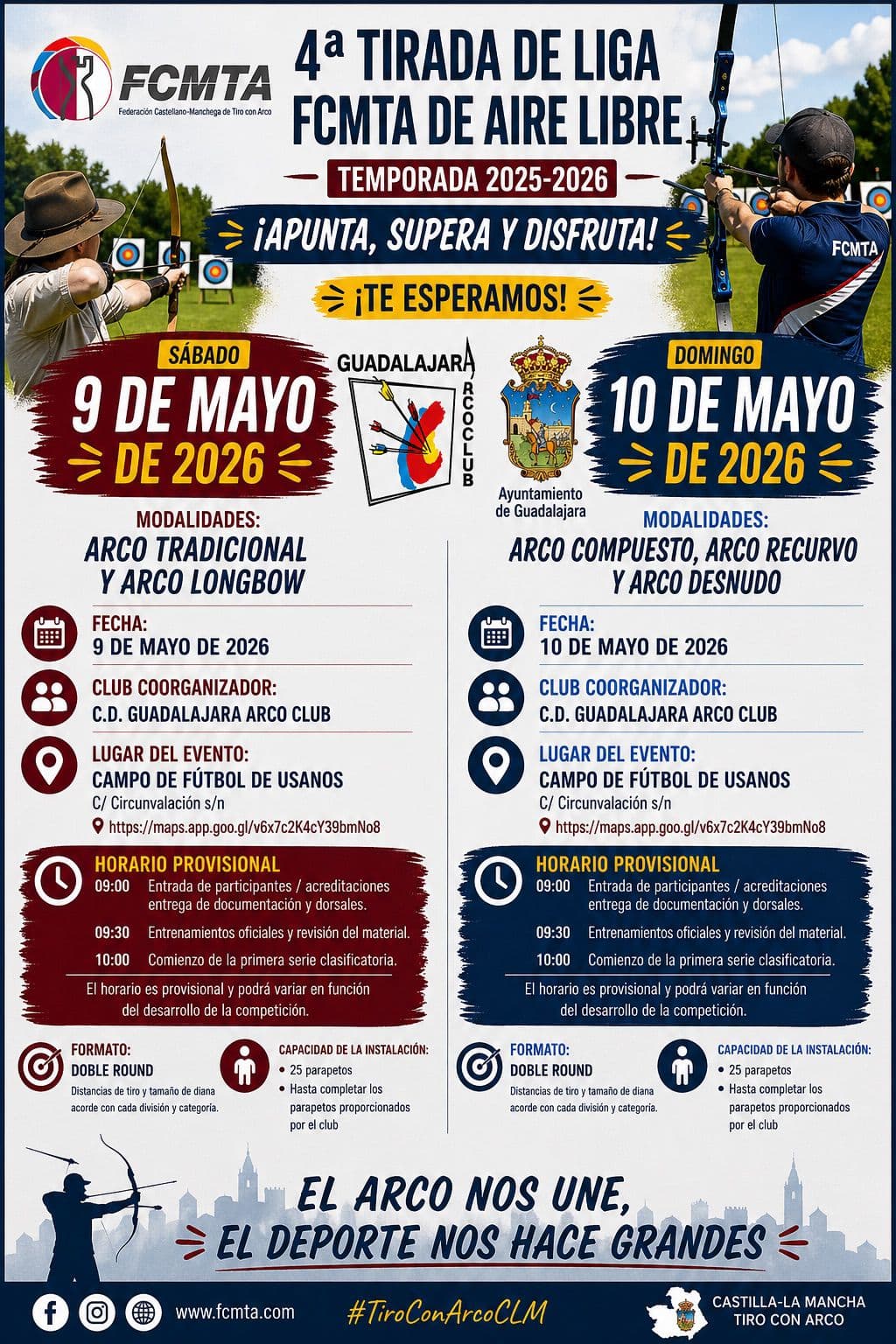 4ª TIRADA DE LIGA DE PRECISIÓN FCMTA 2025 - 2026